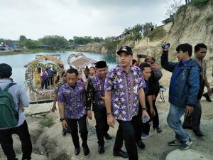 Bupati Zaki resmikan danau cigaru cisoka