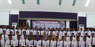 Pembukaan Karantina Paskibraka Kabupaten Tangerang.