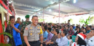 Ini Pesan Kapolresta Tangerang Saat Memberikan Sambutan di Misa Natal