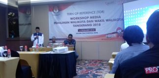 KPU Kota Tangerang Gelar Workshop Bersama Pimpinan Redaksi Media Massa