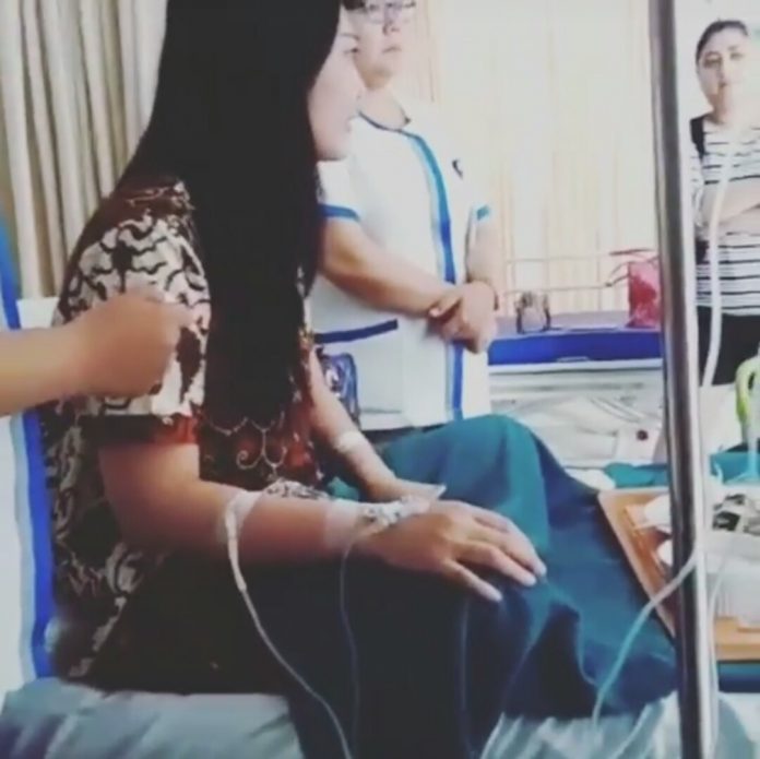 Korban menangis histeris