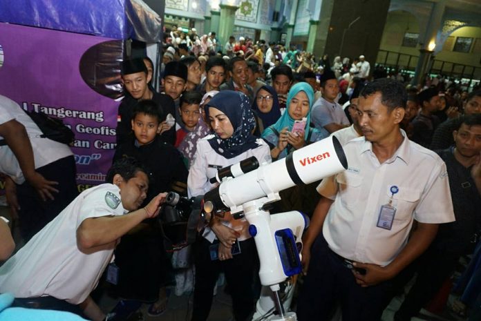 Nobar Gerhana Bulan Tangerang Kota