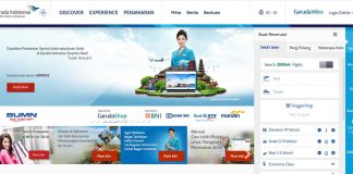 Website Garuda Indonesia