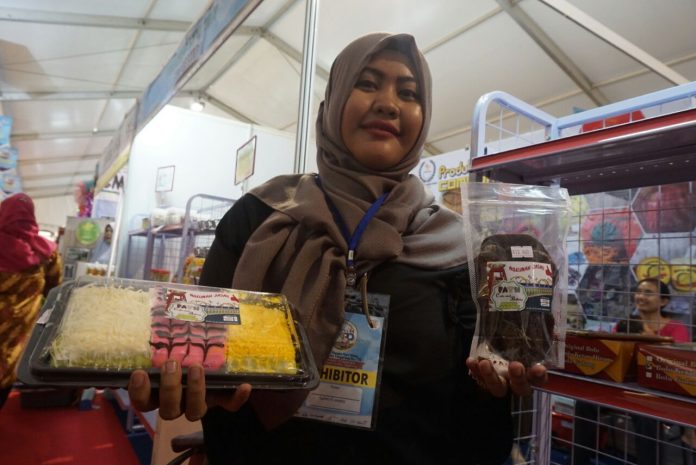 Brownies rasa buah, tangerang expo 2018./foto dok: Qy.kk
