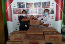 Extrajoss Bintang Toedjoe Donasikan Minuman Health Supplement ke PMI Kota Tangerang