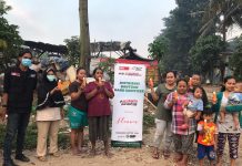 ACT dan PT Shannen Bagikan Ribuan Hand Sanitizer ke Warga Tangerang