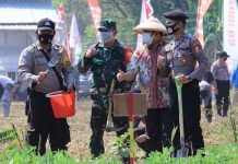 Banksasuci diresmikan jadi lokasi ketahanan pangan TNI-Polri