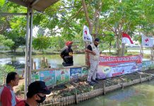 Semarakkan HUT RI ke-75, PMI Kecamatan Pinang Gelar Lomba Mancing