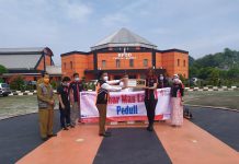 Sinar mas land serahkan bantuan percepatan penanggulangan covid-19 ke pemprov banten