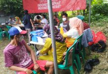 Digelar BIN, Warga Cipondoh Antusias Ikuti Vaksinasi Covid-19
