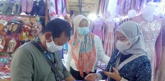 Pasar Anyar Pilot Project Penerapan Transaksi Non Tunai