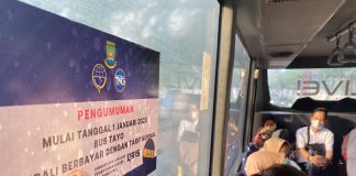Angkutan Bus Tayo dan Si Benteng Sudah Tidak Gratis