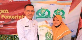 Pemkot Tangerang Salurkan Bantuan Pangan Cadangan Beras Pemerintah