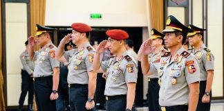 Polri Naikan Pangkat Setingkat Lebih Tinggi ke-13 Pati