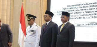 Pj Gubernur Banten Lantik Dr Nurdin Menjadi Pj Wali Kota Tangerang