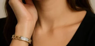 7 Model Gelang Rantai Kombinasi Plat 2025, Aksesori Elegan Perindah Penampilan