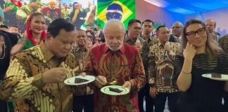Momen Hangat Prabowo dan Presiden Brasil Rayakan Ulang Tahun Bersama di Istana