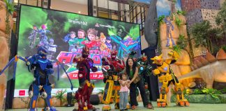 Quantum Heroes Dinoster Hadir Meriahkan Liburan Sekolah di Tangcity Mall