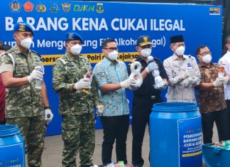 Pemkot Tangsel Apresiasi Bea Cukai Musnahkan Rokok Ilegal dan MMEA