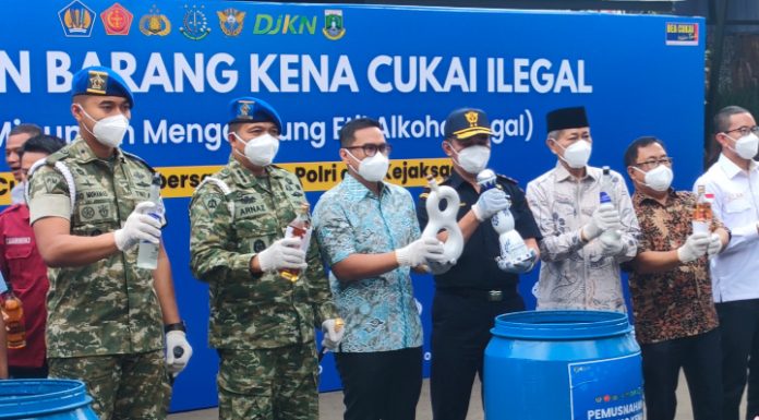 Pemkot Tangsel Apresiasi Bea Cukai Musnahkan Rokok Ilegal dan MMEA